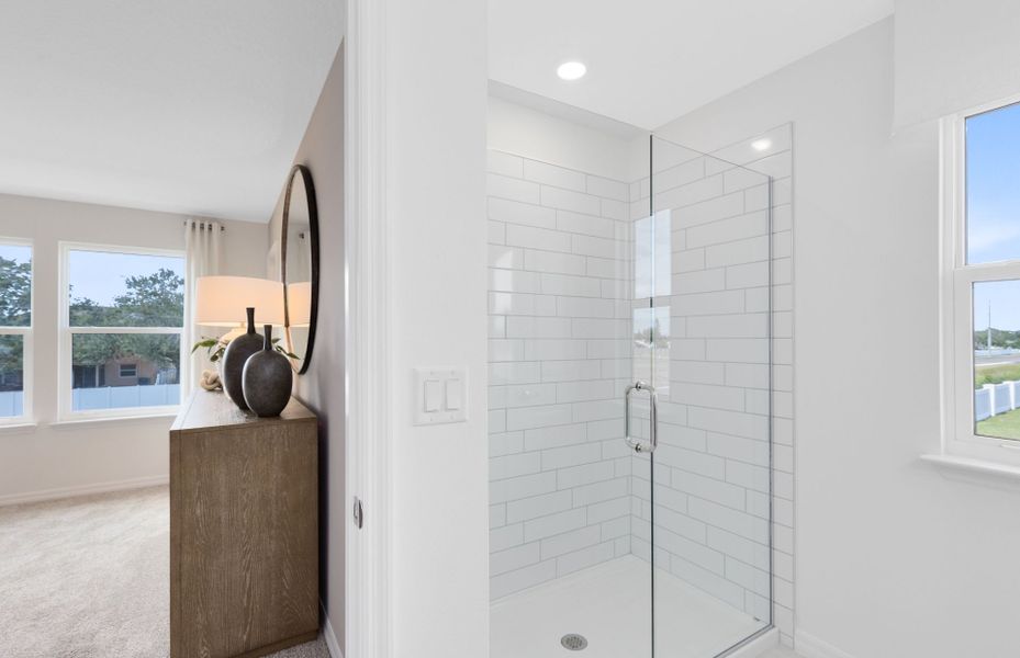 Representative furnished interior of a home built from the Marigold by Pulte Homes in Harbor Square, Palm Bay (Image 13).