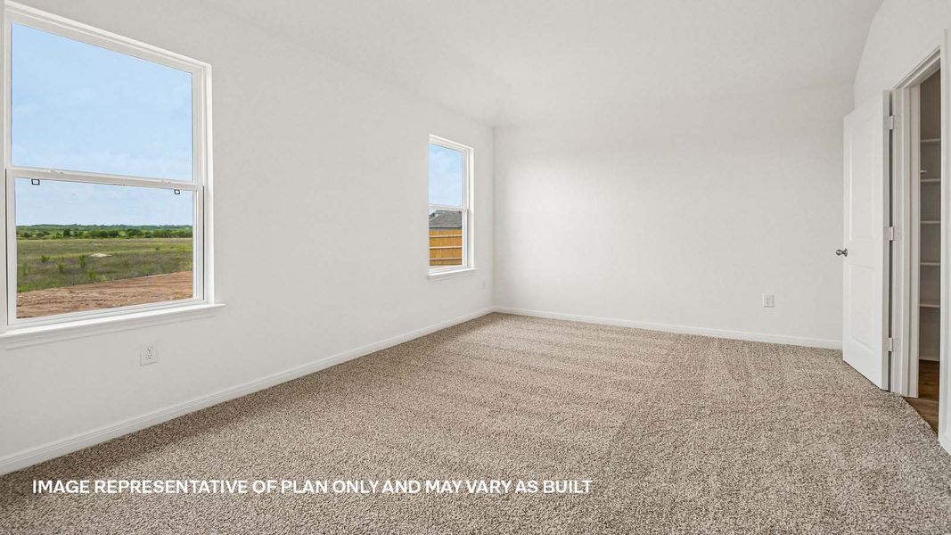 Representative unfurnished interior of a home built from the The Gaven by D.R. Horton in Prairie Lakes, Buda (Image 19).