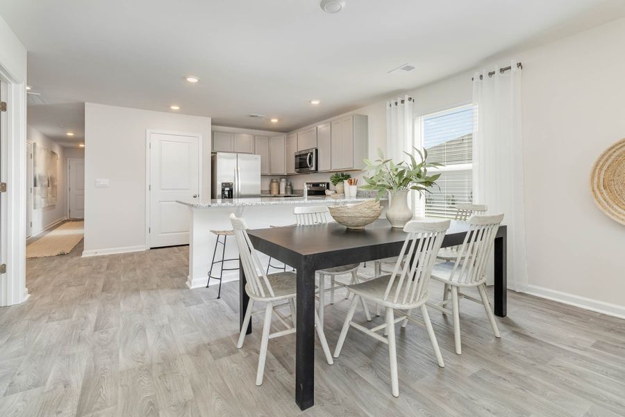 Representative furnished interior of a home built from the HELENA by D.R. Horton in Jordanville Farms, Galivants Ferry (Image 17).