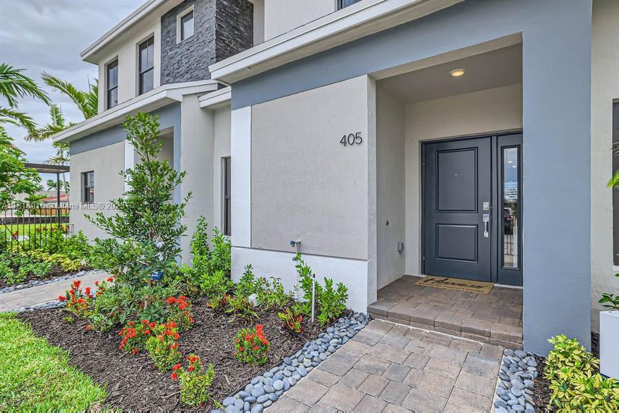 Exterior details and patio area of a home in , Florida City (Image 21). Exterior details and patio area of a home in , Florida City (Image 21).