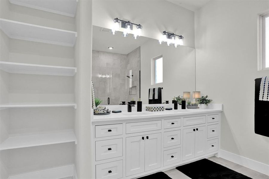 Furnished interior view inside a new home in , Celeste (Image 32).