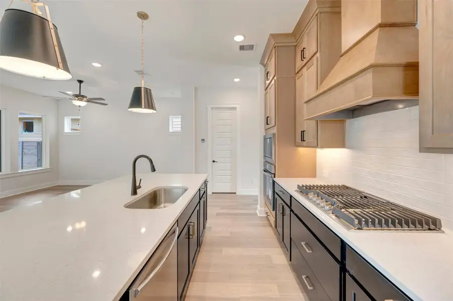 Furnished interior view inside a new home in Two Step Farm - Landmark Row Collection, Montgomery (Image 6).