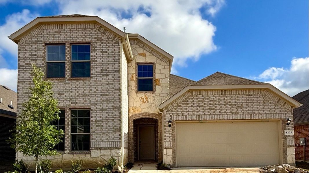 Representative exterior photo of a completed home built from the Copaiba by D.R. Horton in Augusta Square, Fort Worth, TX (Image 17).