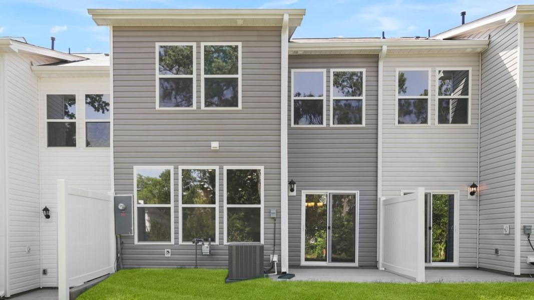Exterior details and patio area of a home in Ken's Crossing, Moore (Image 18). Exterior details and patio area of a home in Ken's Crossing, Moore (Image 18).