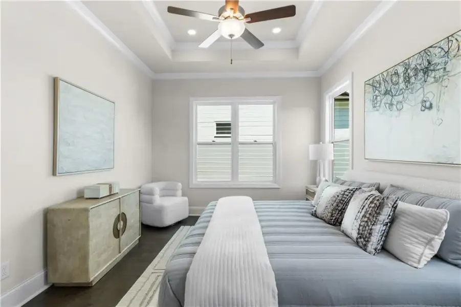 Furnished interior view inside a new home in The Villas at Aberdeen, Hoschton (Image 22). Furnished interior view inside a new home in The Villas at Aberdeen, Hoschton (Image 22).