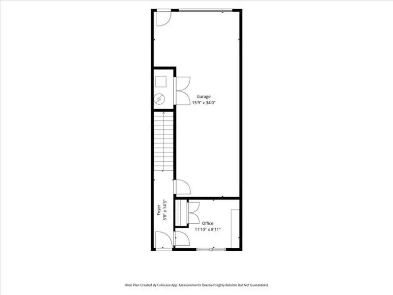 2D floor plan layout of this home in Madison Park, Atlanta, GA (Image 7).