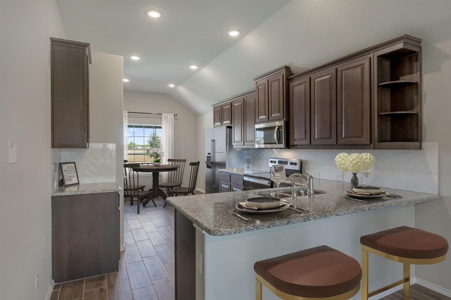 Kitchen | Concept 1503 at Chisholm Hills in Cleburne, TX by Landsea Homes