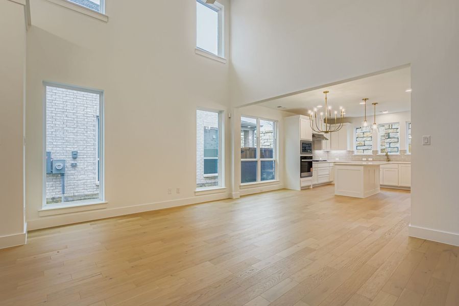 Spacious, unfurnished interior of a new home in Castle Hills Northpointe - Townhomes, Lewisville (Image 17).