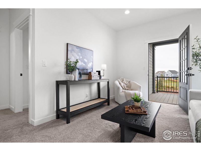 Furnished interior view inside a new home in Westerly, Erie (Image 22).