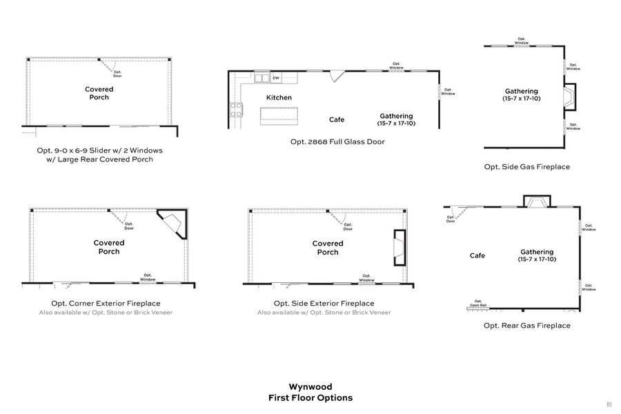2D floor plan layout of this home in Cottages of Bearwood, Mount Pleasant, TN (Image 27).