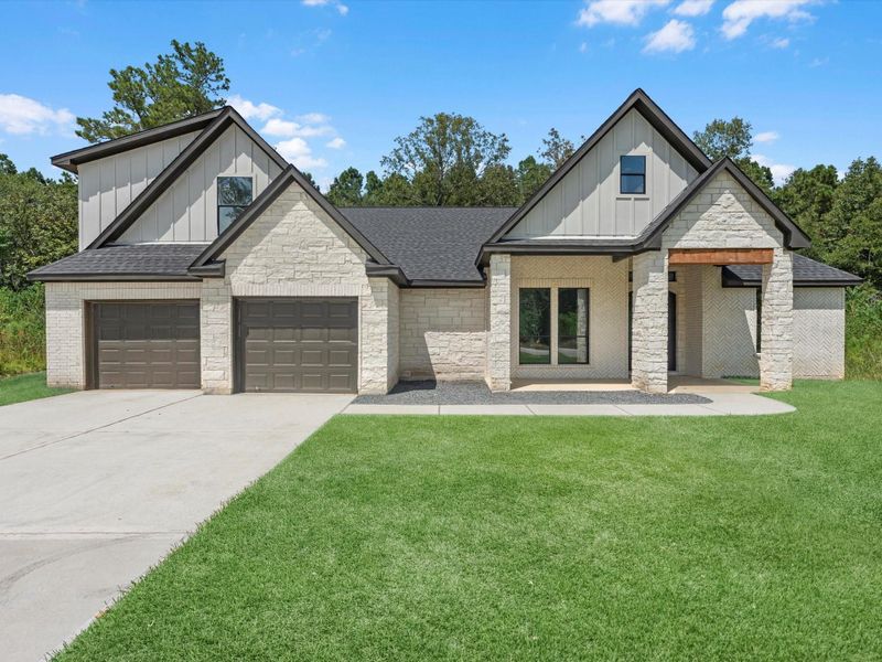 Stunning modern exterior that still has a beautiful charm.