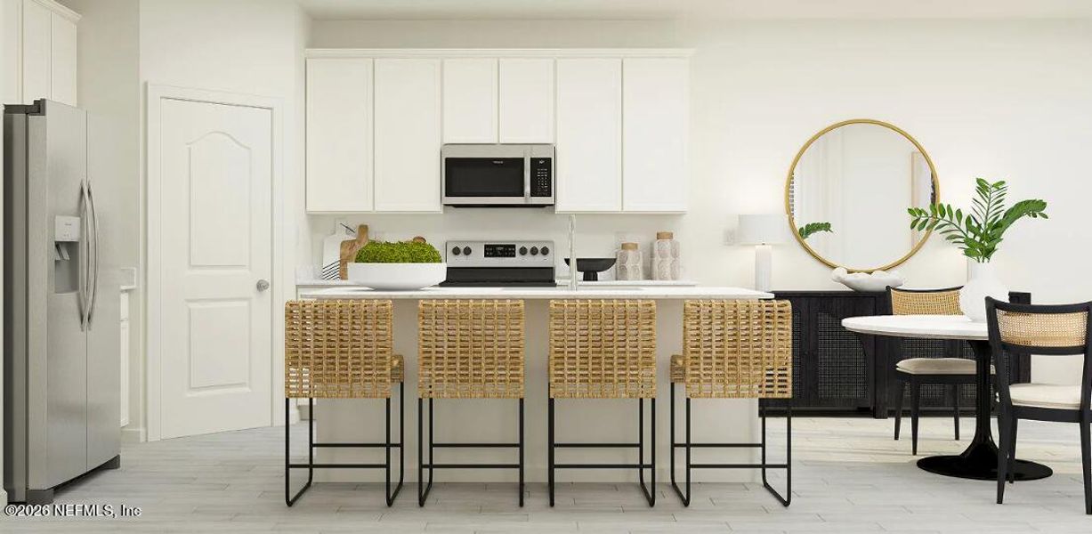 Furnished interior view inside a new home in Granary Park, Green Cove Springs (Image 6).