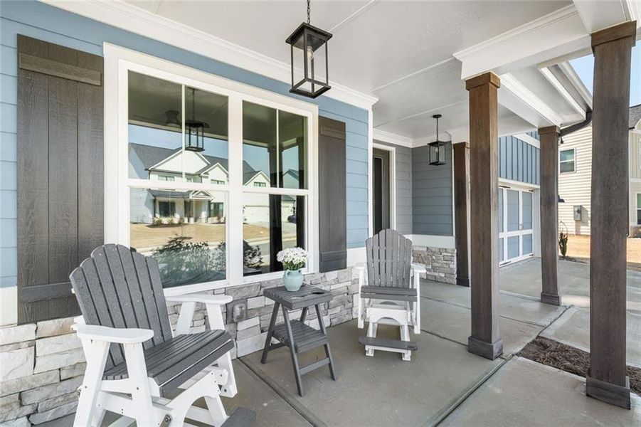 Exterior details and patio area of a home in , Dallas (Image 27).