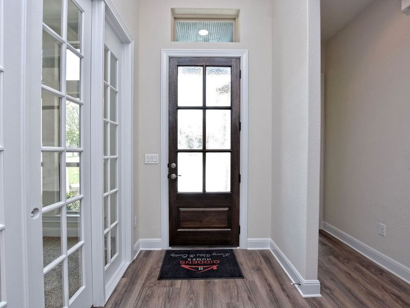 Representative unfurnished interior of a home built from the Siena II by Giddens Homes in Clearwater Ranch, Liberty Hill (Image 144).