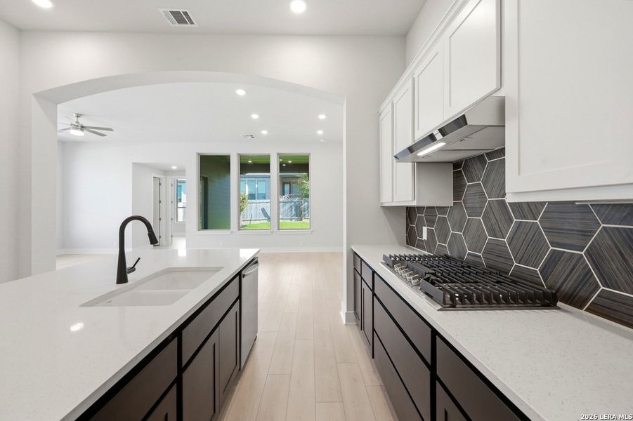 Furnished interior view inside a new home in Weston Oaks, San Antonio (Image 11).