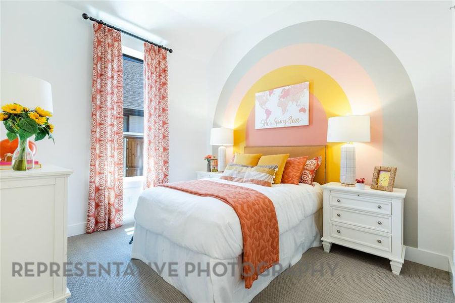 Furnished interior view inside a new home in Tavolo Park, Fort Worth (Image 35).