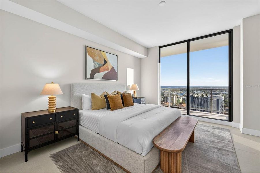 Furnished interior view inside a new home in , St. Petersburg (Image 13).