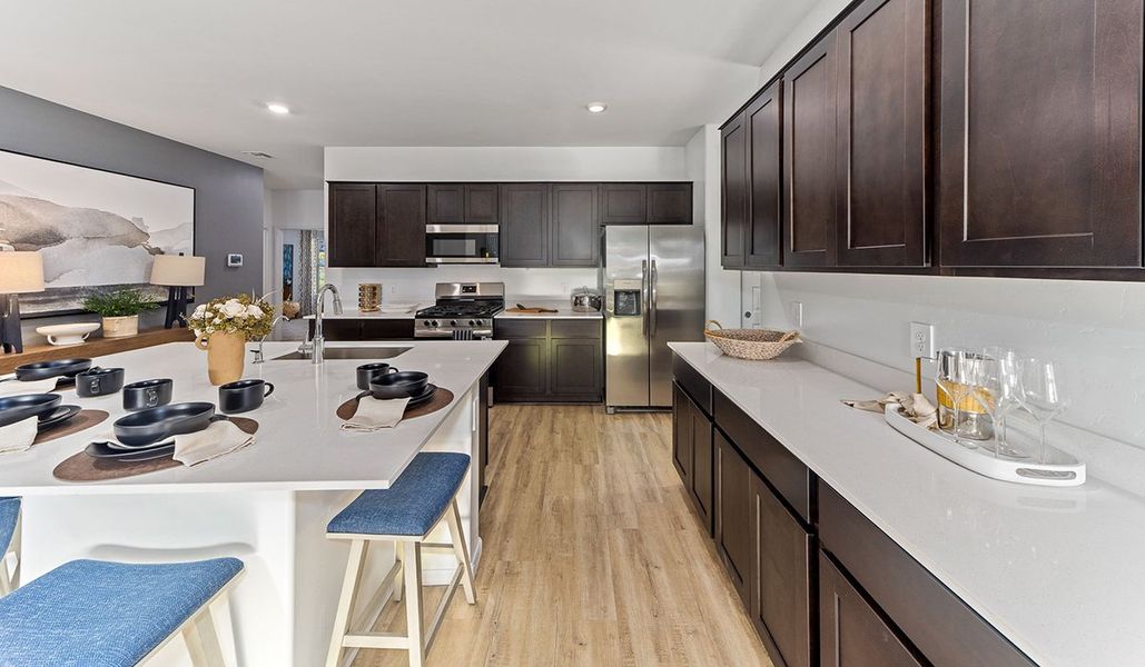Furnished interior view inside a new home in Saguaro Bloom, Marana (Image 8). Furnished interior view inside a new home in Saguaro Bloom, Marana (Image 8).