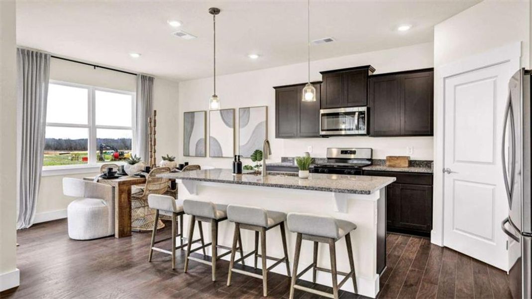 Furnished interior view inside a new home in Sherwood Manor, College Park (Image 3).