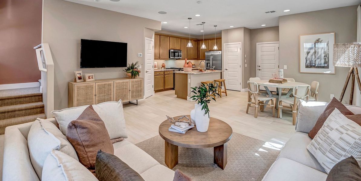 Furnished interior view inside a new home in Ironwood Villages at North Creek, Queen Creek (Image 6).