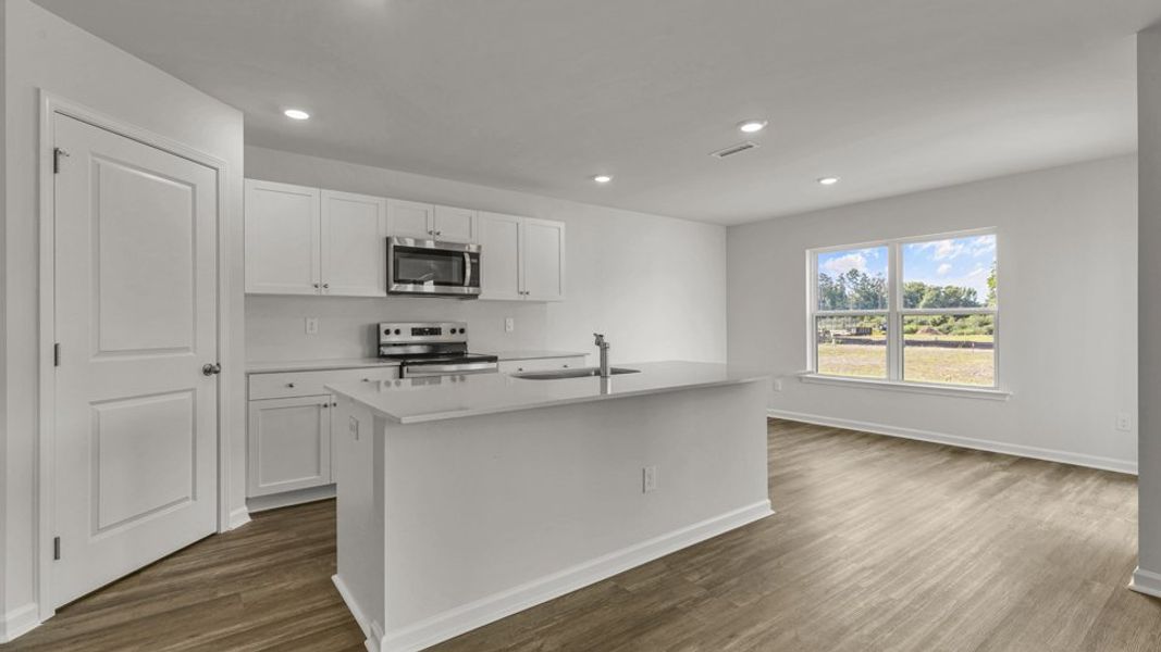 Furnished interior view inside a new home in Fishel Village, Winston-Salem (Image 6). Furnished interior view inside a new home in Fishel Village, Winston-Salem (Image 6).
