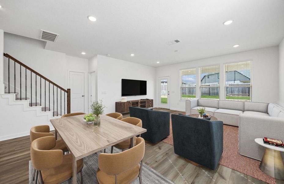 Furnished interior view inside a new home in Ellerden, Tomball (Image 16).