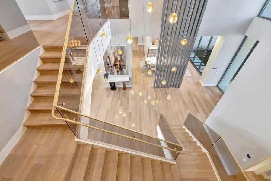 Dramatic Open Staircase