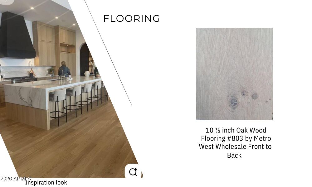 Finishes Subject to Change