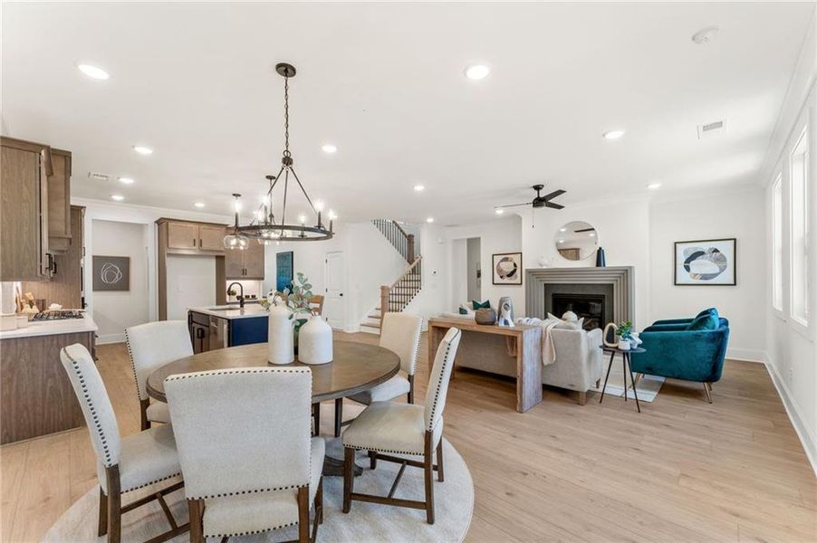 Furnished interior view inside a new home in Prescott Manor, Canton (Image 14).