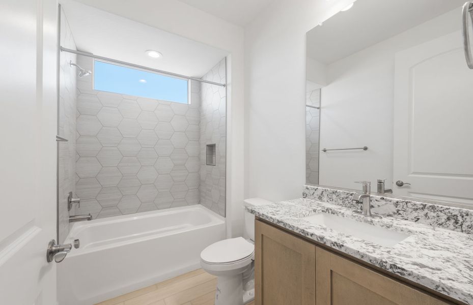 Furnished interior view inside a new home in Sun City Festival, Buckeye (Image 9).