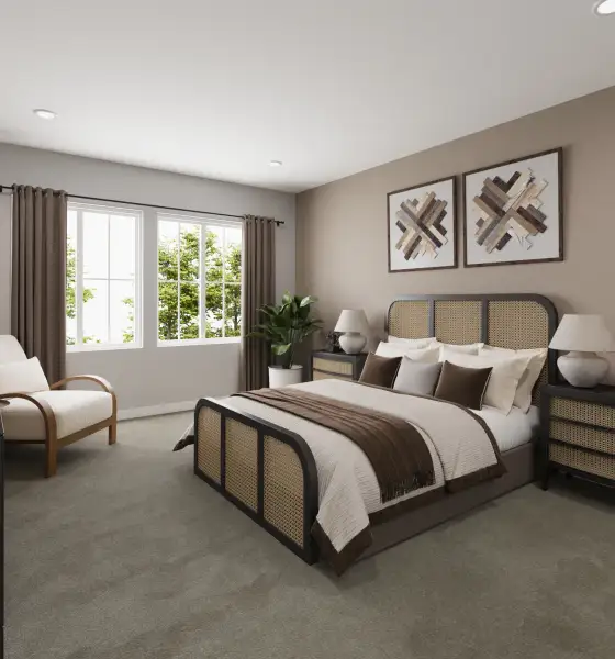 Furnished interior view inside a new home in Trailstone, Arvada (Image 5).