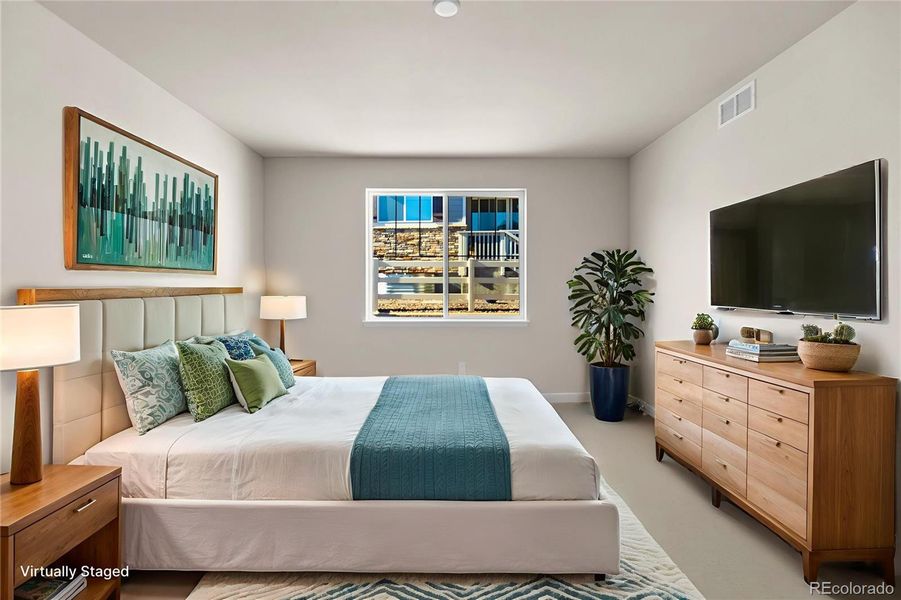 Furnished interior view inside a new home in , Castle Rock (Image 7).