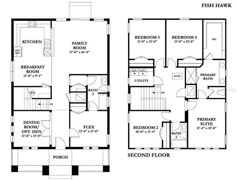 2D floor plan layout of this home in , St. Petersburg, FL (Image 3).