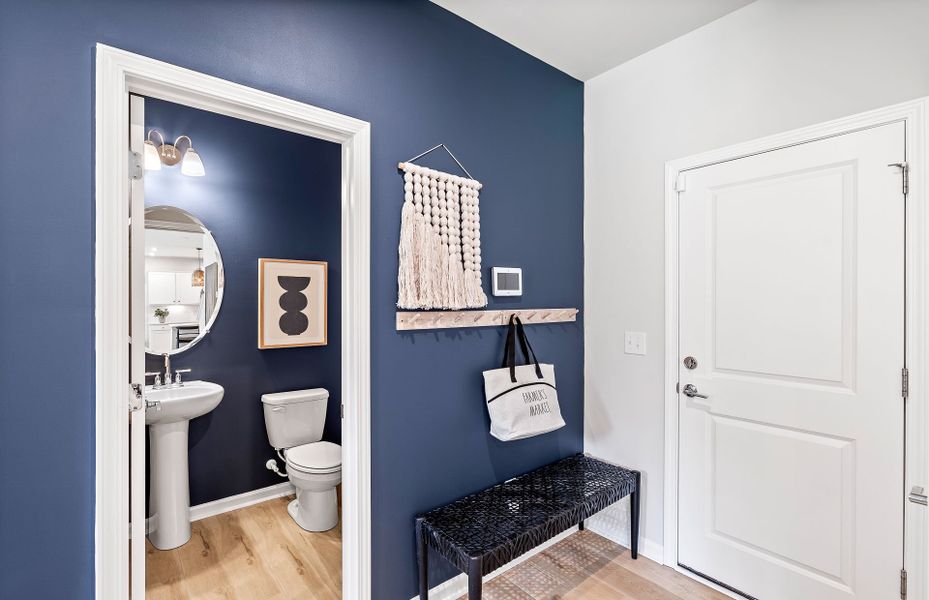 Representative furnished interior of a home built from the Hampton by Pulte Homes in Indigo Park, Easley (Image 28).