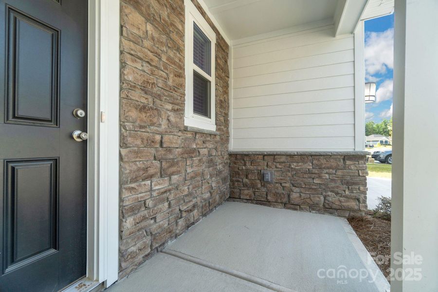 Exterior details and patio area of a home in The Hills, Huntersville (Image 24).