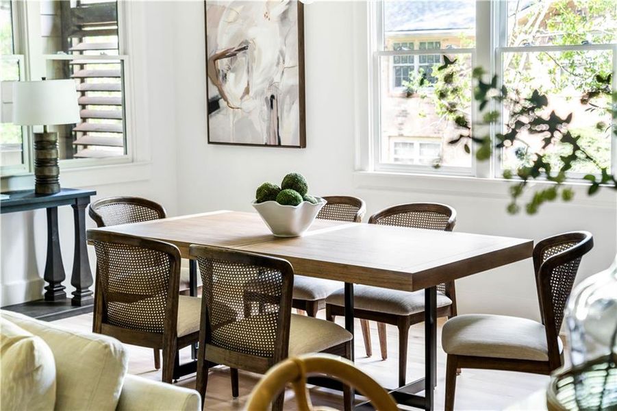 Furnished interior view inside a new home in , Marietta (Image 37).