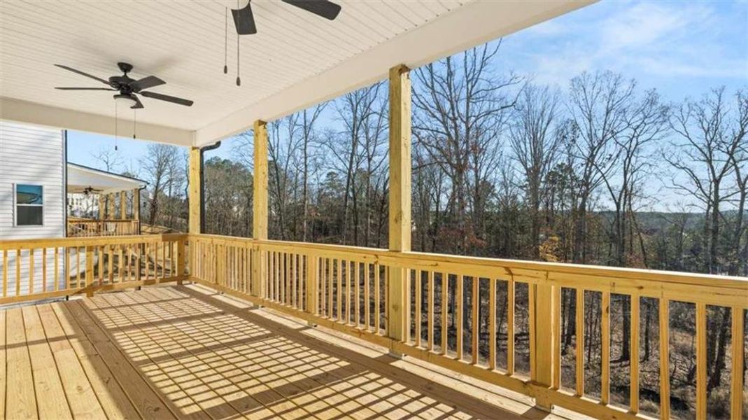 Exterior details and patio area of a home in Water Oak Estates, Lawrenceville (Image 3).