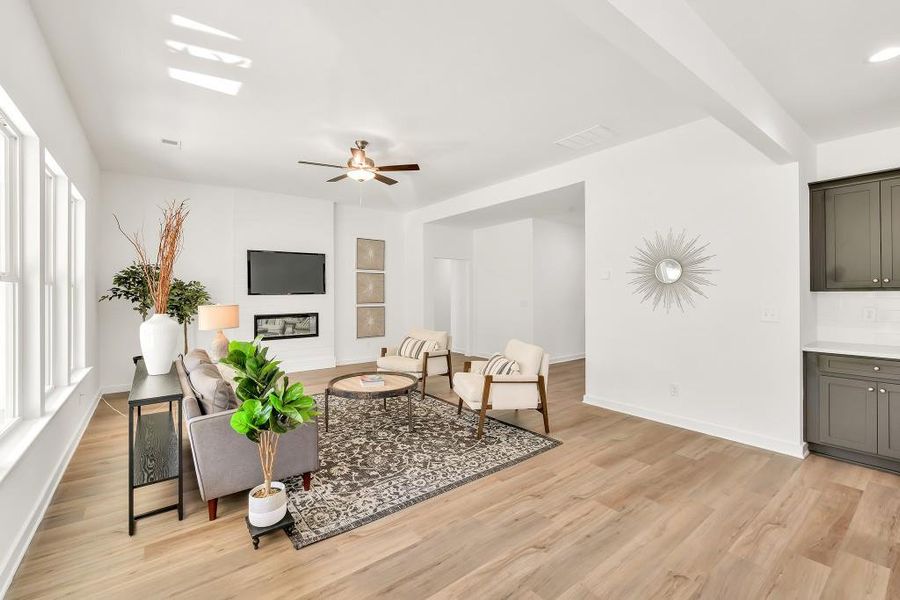 Furnished interior view inside a new home in Westlyn, Winder (Image 32).