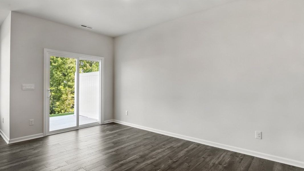 Spacious, unfurnished interior of a new home in The Gables at Edinborough Townes, Gibsonville (Image 11).
