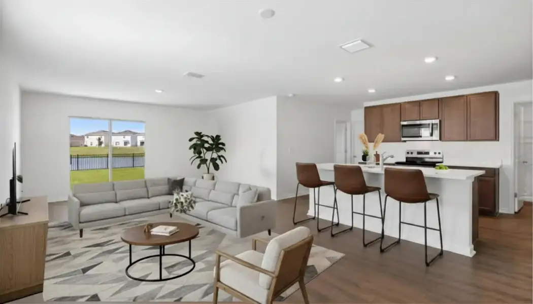 Furnished interior view inside a new home in Farm at Varrea, Plant City (Image 4).