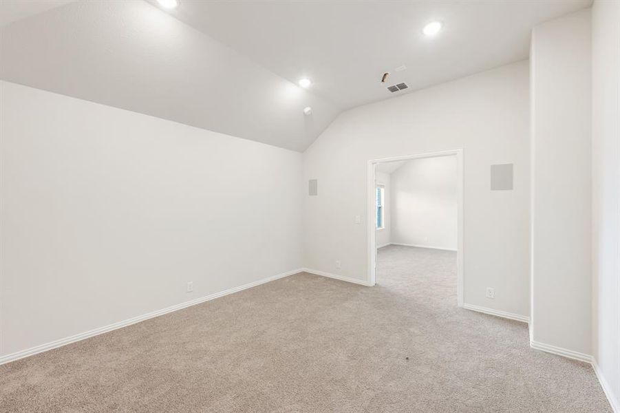 Spacious, unfurnished interior of a new home in Union Park Classic 60, Little Elm (Image 31). Spacious, unfurnished interior of a new home in Union Park Classic 60, Little Elm (Image 31).