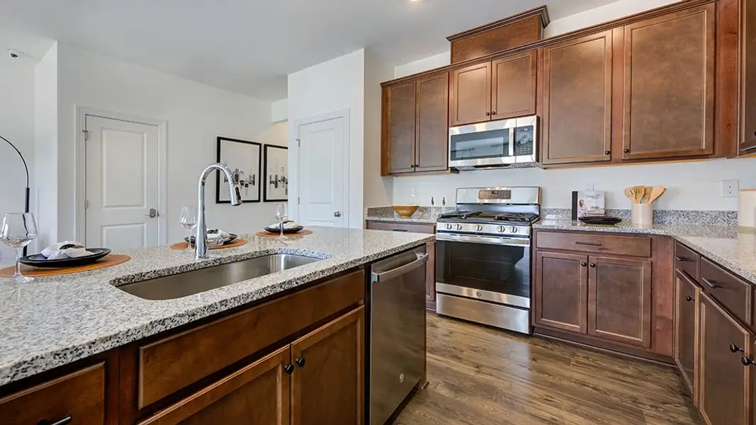 Furnished interior view inside a new home in Forestville Station, Wake Forest (Image 3).