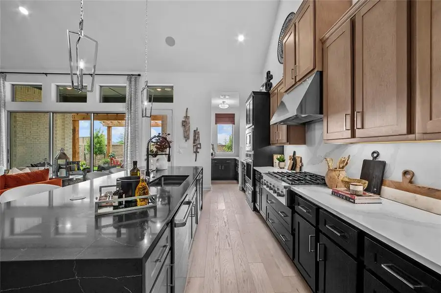 Furnished interior view inside a new home in South Pointe Manor Series, Mansfield (Image 7). Furnished interior view inside a new home in South Pointe Manor Series, Mansfield (Image 7).