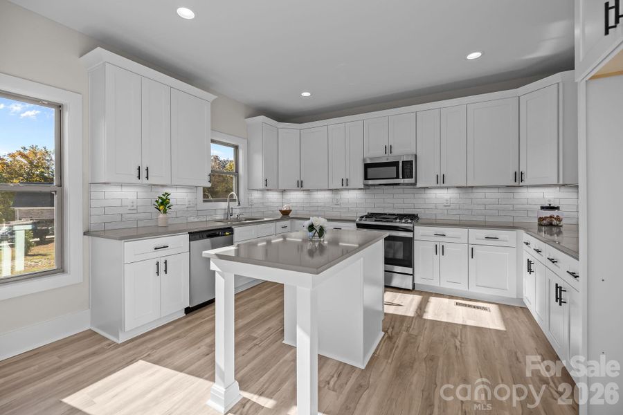 Furnished interior view inside a new home in , Monroe (Image 6).