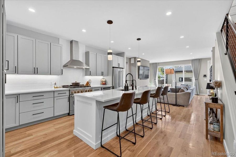Furnished interior view inside a new home in , Denver (Image 6).