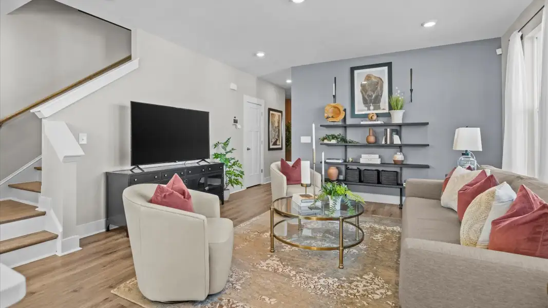 Furnished interior view inside a new home in Brookland Place, Hendersonville (Image 4).
