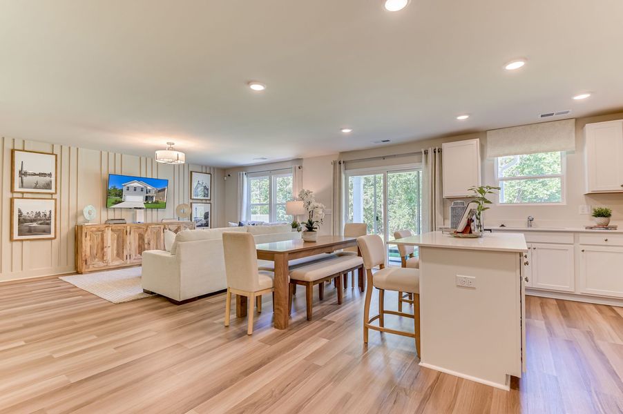 Representative furnished interior of a home built from the Frazier by Stanley Martin Homes in Essence at Bent Creek Village, Thomson (Image 127). Representative furnished interior of a home built from the Frazier by Stanley Martin Homes in Essence at Bent Creek Village, Thomson (Image 127).