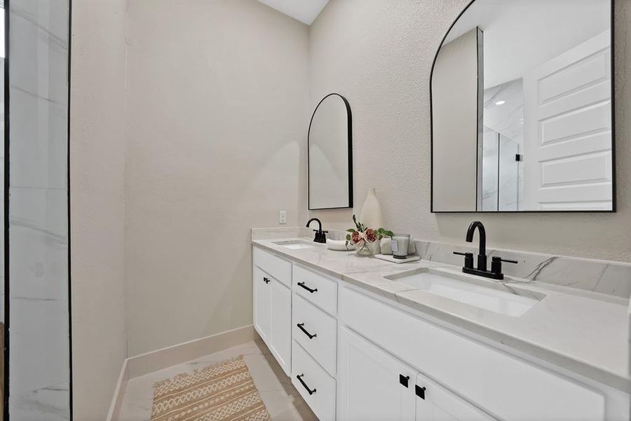 Furnished interior view inside a new home in , Princeton (Image 14).