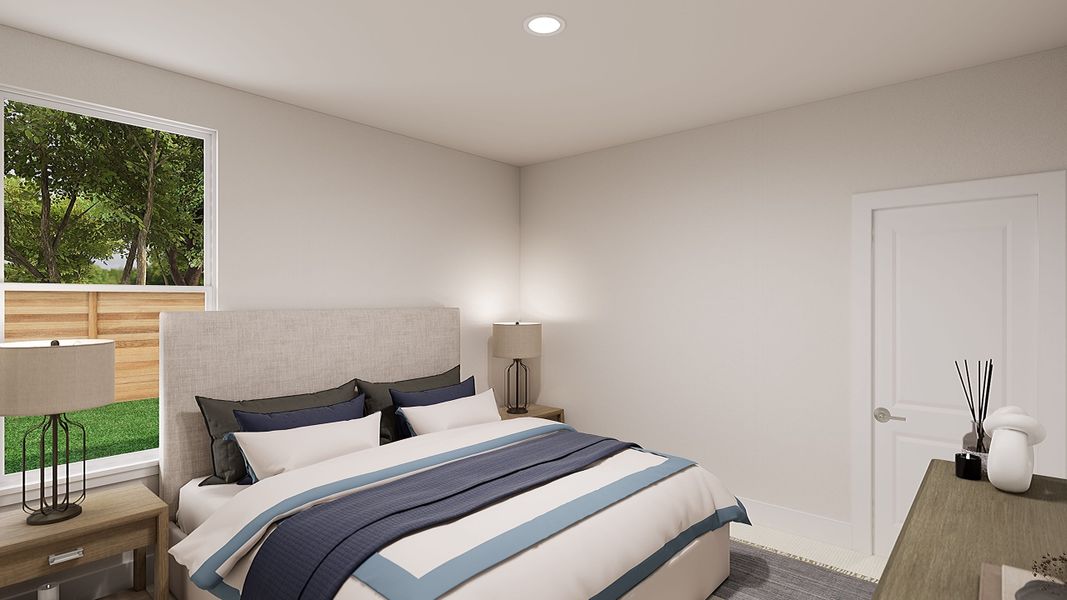 Furnished interior view inside a new home in Union Park, Little Elm (Image 14).