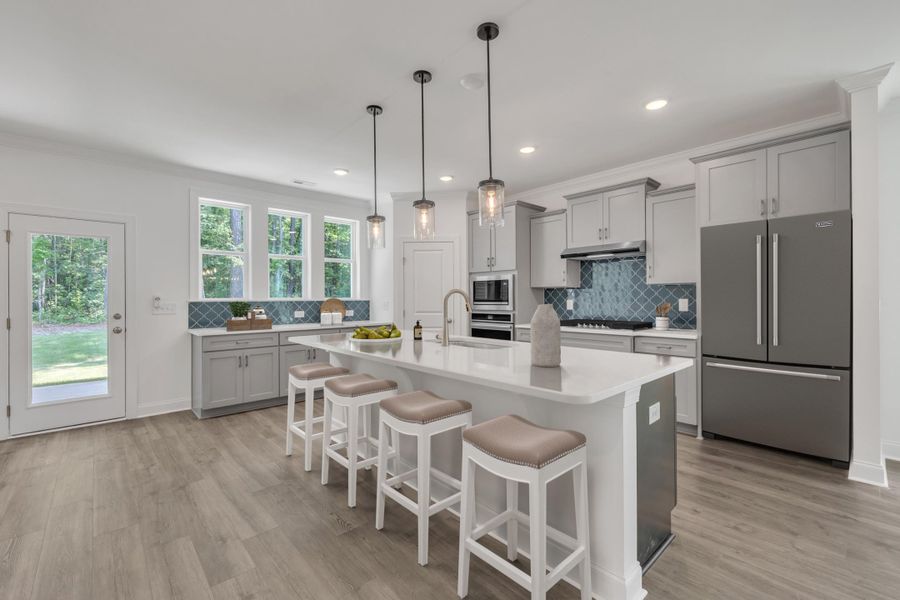 Representative furnished interior of a home built from the The Highland by RobuckHomes in Kennebec Crossing, Angier (Image 20). Representative furnished interior of a home built from the The Highland by RobuckHomes in Kennebec Crossing, Angier (Image 20).